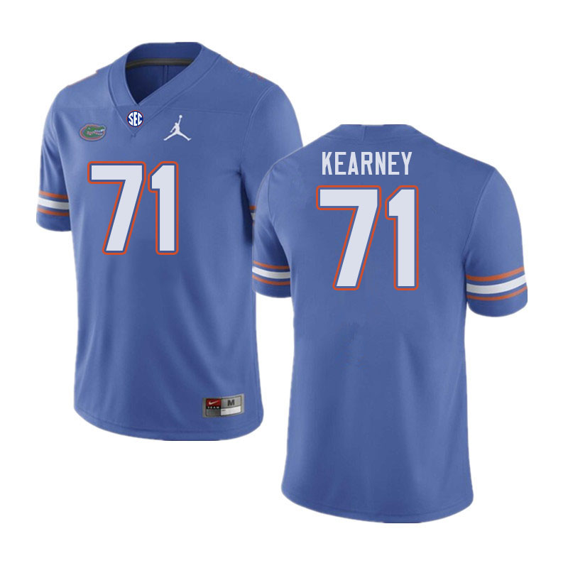 Men #71 Roderick Kearney Florida Gators College Football Jerseys Stitched-Royal